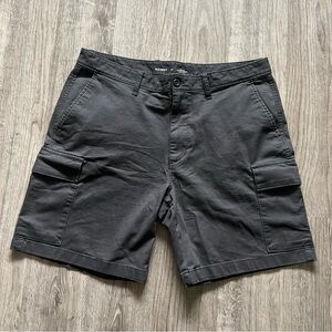 Old Navy Lived-In Cargo Panther/Gray Shorts 9” Inseam Size 38 W